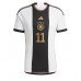 Deutschland Mario Gotze #11 Fußballbekleidung Heimtrikot WM 2022 Kurzarm